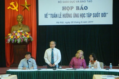 Lần đầu tiên tổ chức Tuần lễ Hưởng ứng học tập suốt đời tại VN