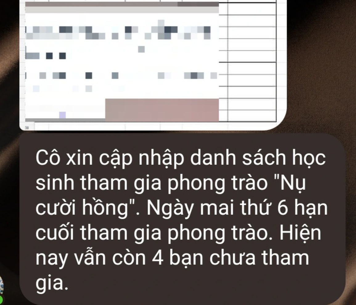 Phụ huynh uất nghẹn khi giáo viên truy tiền Nụ cười hồng hơn cả đòi nợ - 2 Phụ huynh uất nghẹn khi giáo viên truy tiền Nụ cười hồng hơn cả đòi nợ - 2