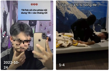 Tràn lan từ lóng gợi ý nội dung khiêu dâm, đồi trụy trên TikTok