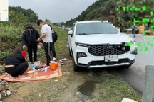 Tranh luận từ chuyện xử phạt tài xế dừng xe, trải chiếu ăn cơm ven cao tốc