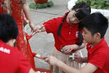 Cây lạ ở Đường sách Xuân Giáp Ngọ?