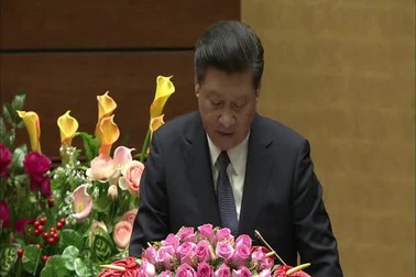 Chủ tịch Trung Quốc Tập Cận Bình phát biểu trước Quốc hội Việt Nam