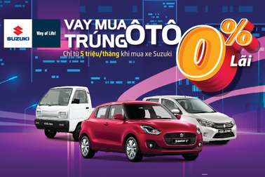 TPBank và Suzuki hợp tác cho vay mua ô tô chỉ với 0% lãi suất