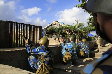 Cận cảnh lính Trường Sa diễn tập tác chiến phòng không