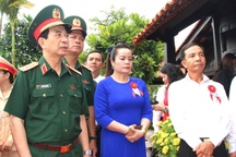 Đại tướng Phan Văn Giang dự khánh thành nhà lưu niệm anh hùng Võ Thị Sáu