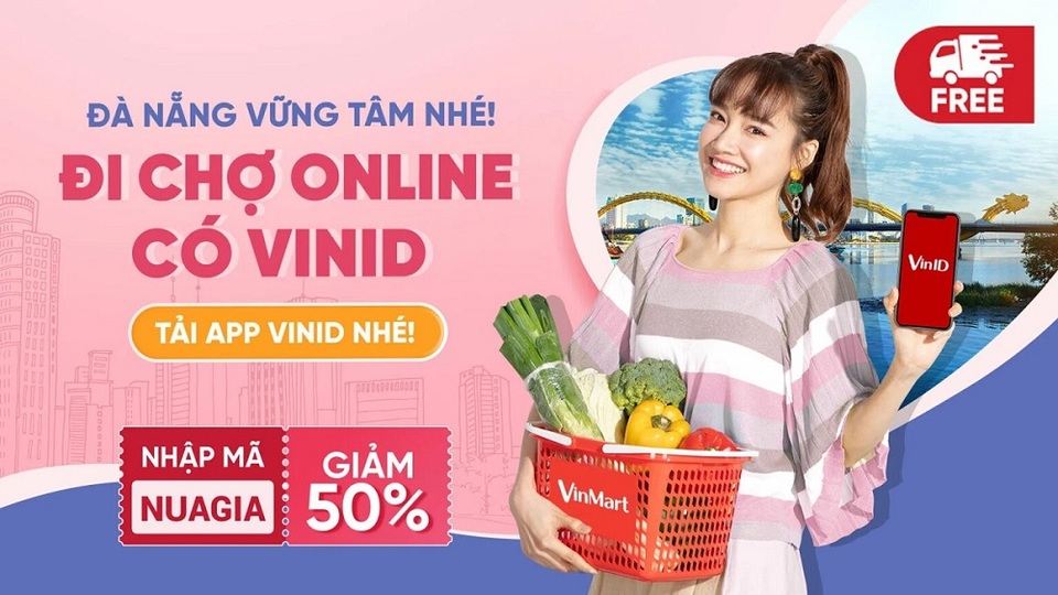 VinID đi siêu thị hộ, giúp người dân Đà Nẵng an tâm mua sắm tại gia trong mùa dịch - 1 VinID đi siêu thị hộ, giúp người dân Đà Nẵng an tâm mua sắm tại gia trong mùa dịch - 1