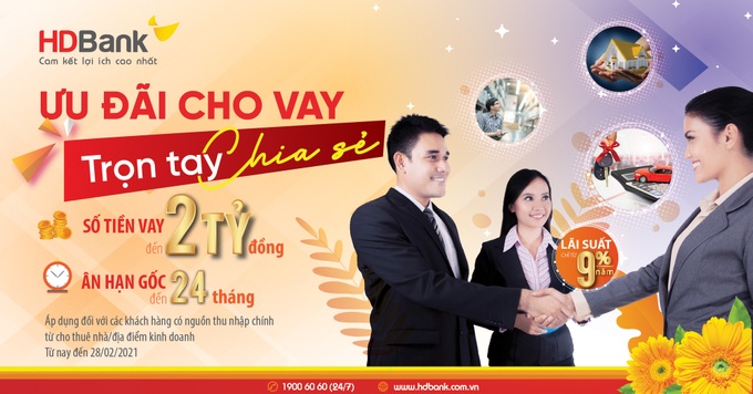 HDBank triển khai gói phục hồi kinh doanh cho doanh nghiệp siêu nhỏ - Ảnh 2.