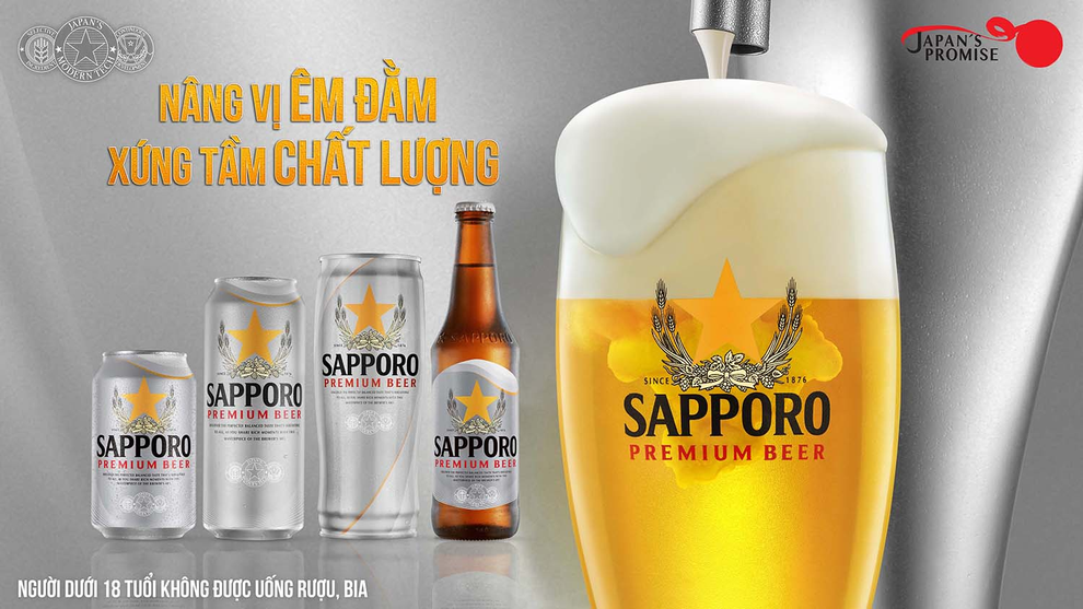 Bia Sapporo Premium - hành trình đồng hành cùng những khoảnh khắc tận hưởng - 1 Bia Sapporo Premium - hành trình đồng hành cùng những khoảnh khắc tận hưởng - 1