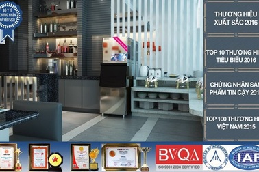 Cuộc sống sạch hơn với Máy làm đá viên Hải Âu