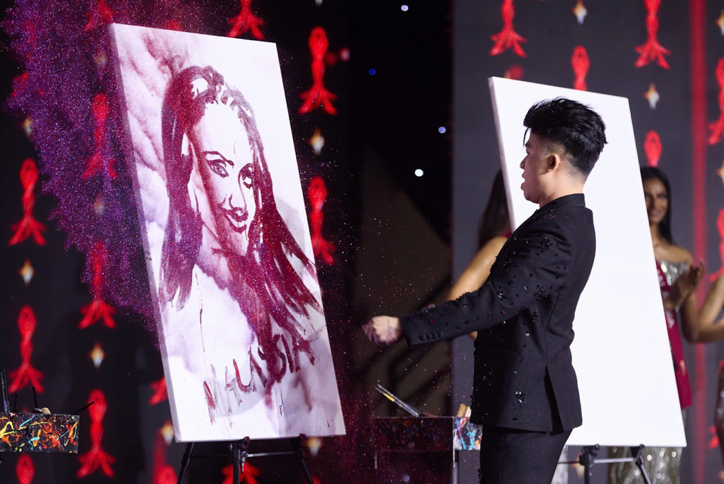 Họa sĩ Phạm Hồng Minh phù phép biến hóa ra top 3 Miss Charm 2024 - 1 Họa sĩ Phạm Hồng Minh phù phép biến hóa ra top 3 Miss Charm 2024 - 1