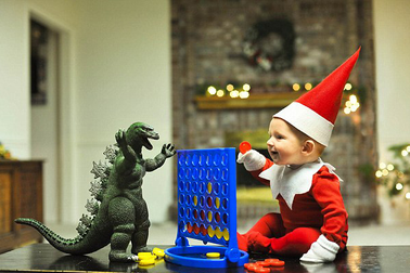 Chùm ảnh "em bé giáng sinh" gây sốt