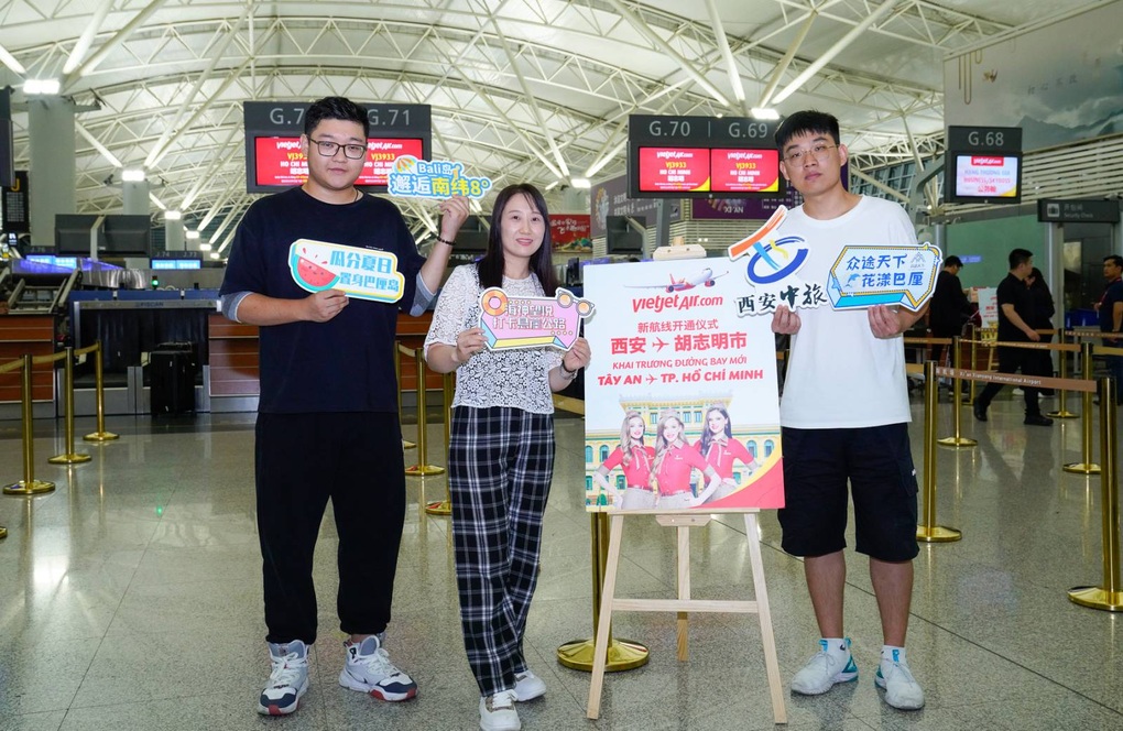 Vietjet khai trương đường bay Tây An (Trung Quốc) - TPHCM - 3