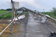 Dông lốc thổi tốc mái 140 ngôi nhà; quật đổ nhiều trụ điện ở Đồng Tháp