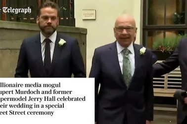 Trùm truyền thông Rupert Murdoch kết hôn lần thứ 4 ở tuổi 84