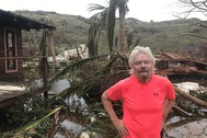 Tỷ phú Anh “méo mặt” vì siêu bão tàn phá đảo riêng
