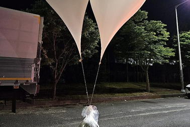 Triều Tiên tiếp tục thả rác bằng bóng bay sang Hàn Quốc