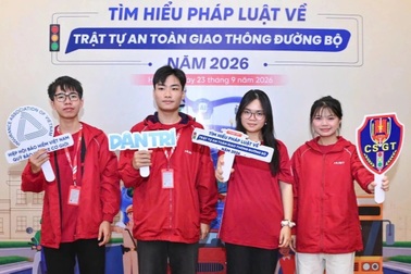 Học sinh, sinh viên quyết tâm làm "đại sứ văn hóa giao thông"