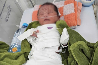 Bé gái sơ sinh bị đất vùi nửa người trong vườn cao su