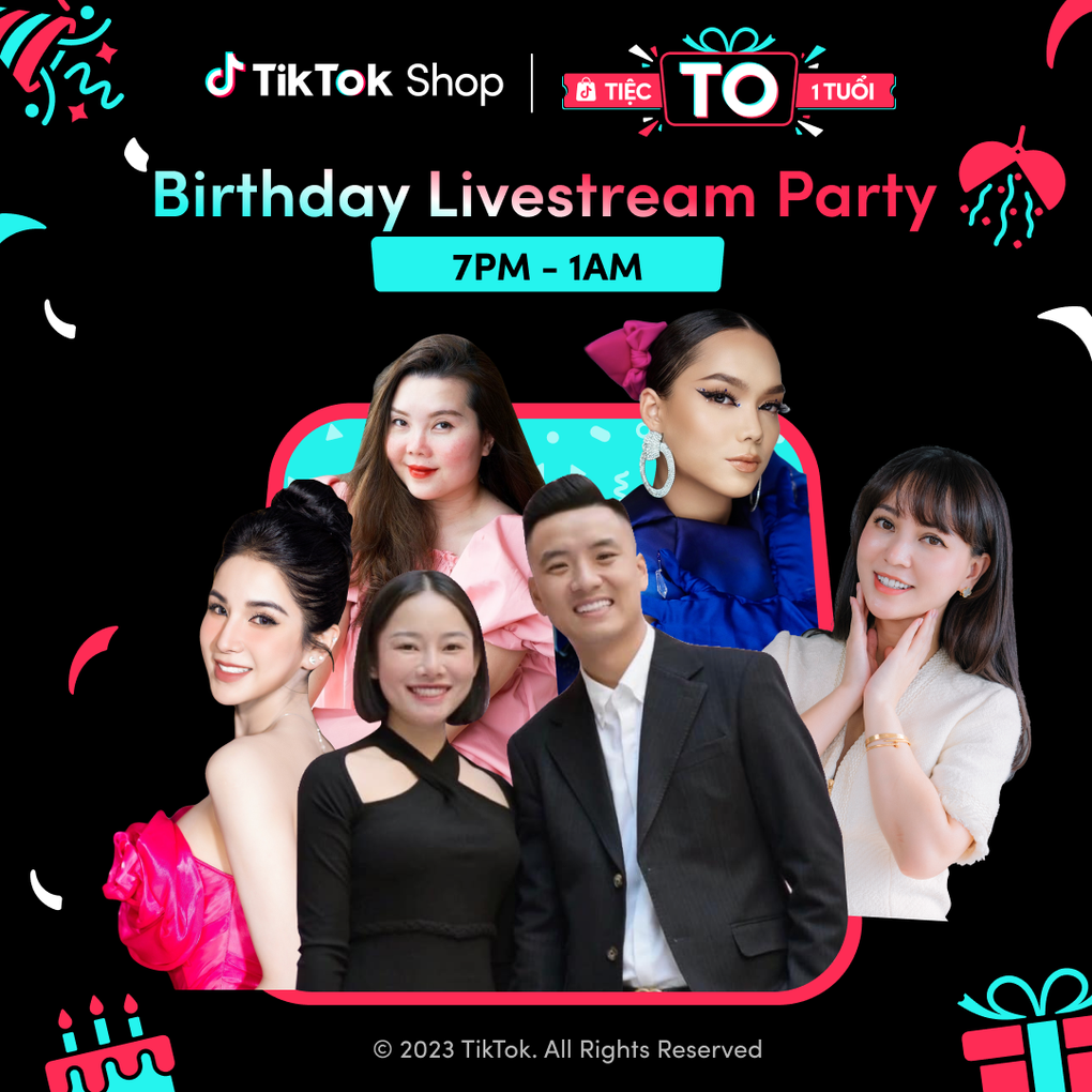 Các nhà sáng tạo nội dung hưởng ứng livestream mừng TikTok Shop 1 tuổi - 2 Các nhà sáng tạo nội dung hưởng ứng livestream mừng TikTok Shop 1 tuổi - 2