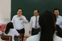 Bộ trưởng Bộ GD-ĐT động viên học sinh trước thềm kỳ thi THPT quốc gia 2019