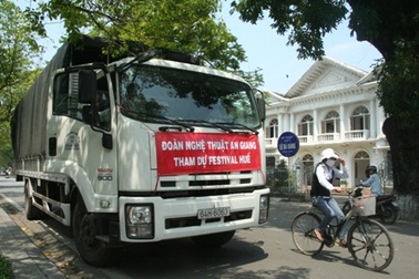 Cho phép xe trọng tải lớn phục vụ Festival lưu thông vào thành phố