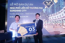 Tưng bừng Lễ mở bán nhà phố liền kề thương mại Sunshine City