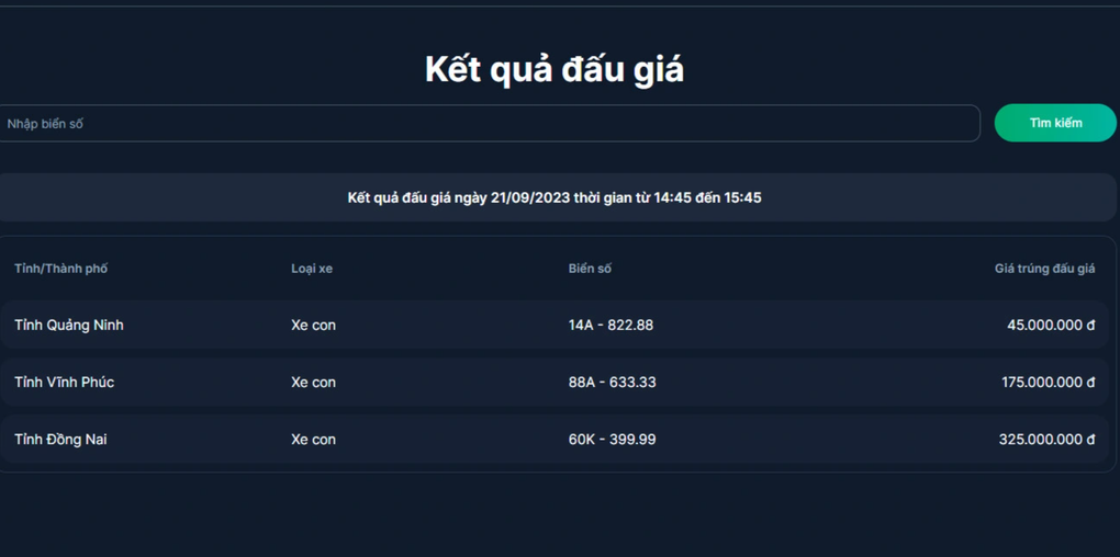 Biển số ô tô Quảng Ninh 14A-822.88 được chốt với giá 45 triệu đồng - 1 Biển số ô tô Quảng Ninh 14A-822.88 được chốt với giá 45 triệu đồng - 1