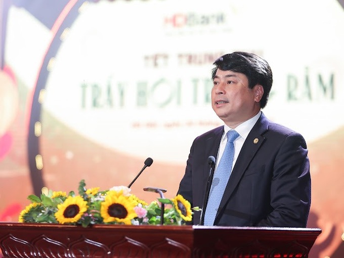 Ông Nguyễn Văn Hảo - Phó Tổng Giám đốc HDBank phát biểu tại Chương trình.