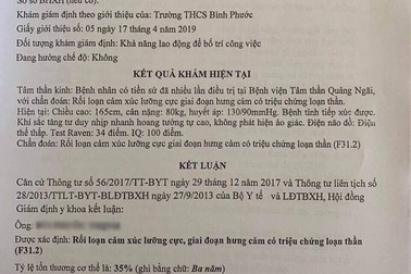 Thông tin mới nhất về vụ thầy giáo có biểu hiện “lạ”