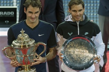Đánh bại Nadal, Federer vô địch Basel Open 2015