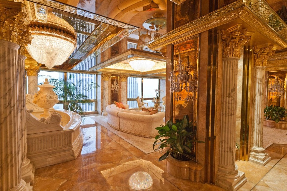 What's inside President Donald Trump's gold-plated Penthouse? - first