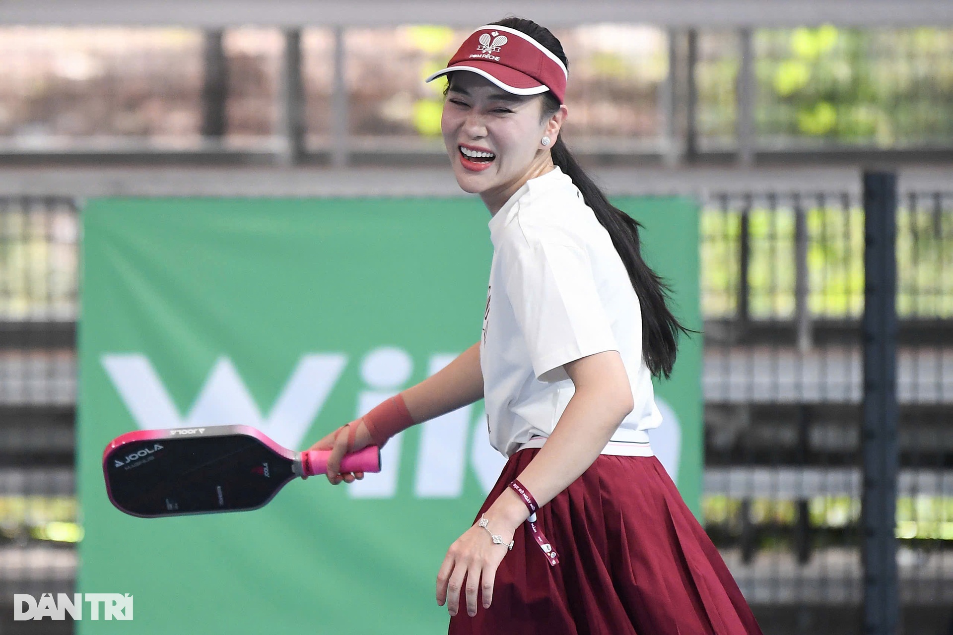 Dàn á hậu, diễn viên, ca sĩ nổi tiếng hâm nóng giải pickleball Dân trí - 13 Dàn á hậu, diễn viên, ca sĩ nổi tiếng hâm nóng giải pickleball Dân trí - 13