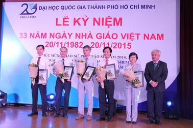 ĐH Quốc gia TPHCM vinh danh 67 nhà giáo được phong hàm GS, PGS