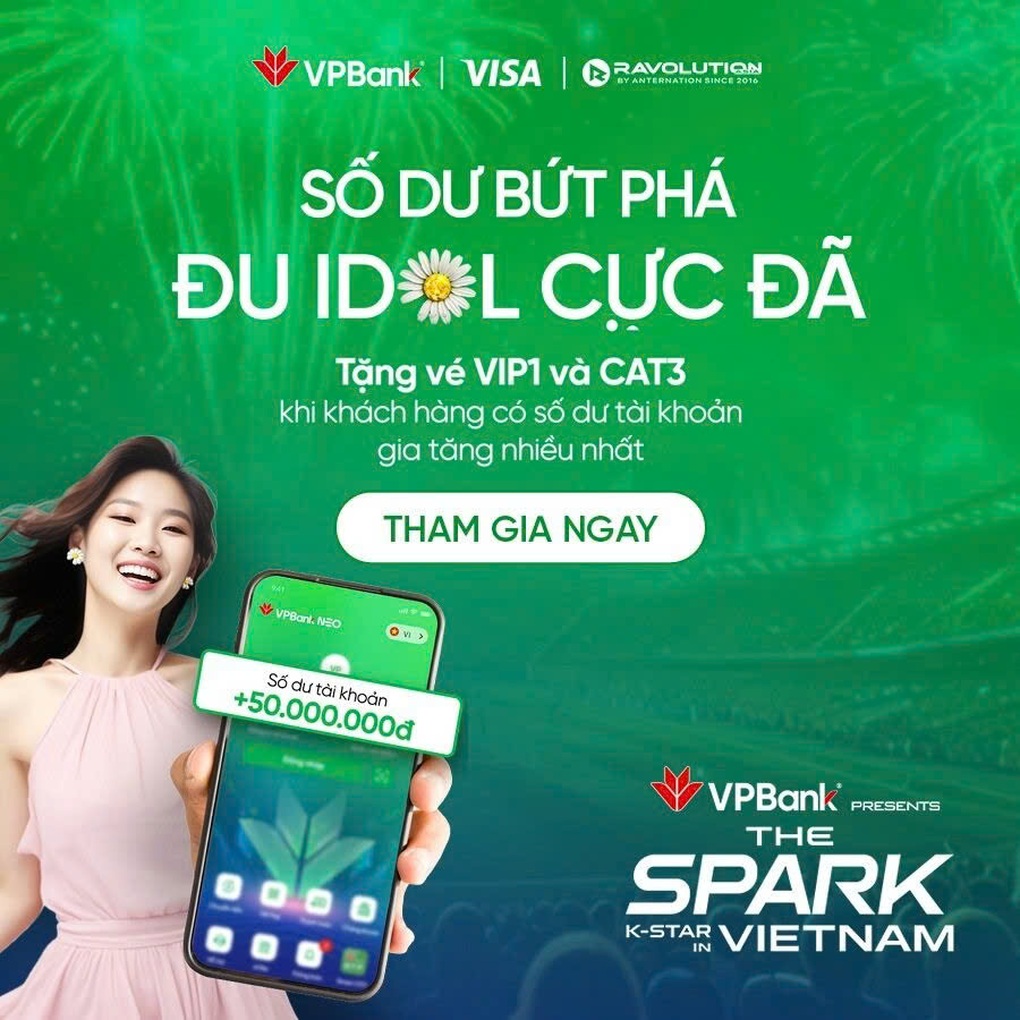 Sở hữu vé K-Star Spark in Vietam - Presented by VPBank nhờ ưu đãi từ VPBank - 3 Sở hữu vé K-Star Spark in Vietam - Presented by VPBank nhờ ưu đãi từ VPBank - 3
