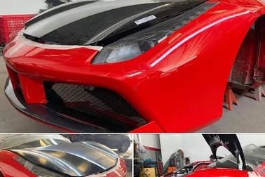 Siêu xe Ferrari từng bị tai nạn nát đầu của ca sĩ Tuấn Hưng giờ ra sao?