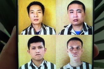 Truy nã đặc biệt 4 phạm nhân trốn khỏi trại giam