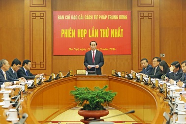 Chủ tịch nước chủ trì họp Ban Chỉ đạo Cải cách tư pháp Trung ương