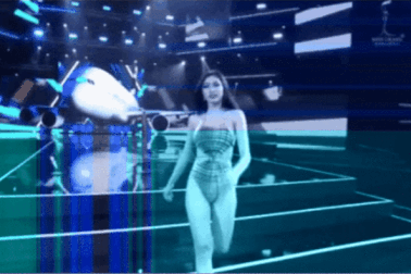 Ngọc Thảo trình diễn tại bán kết Hoa hậu hòa bình thế giới 2021