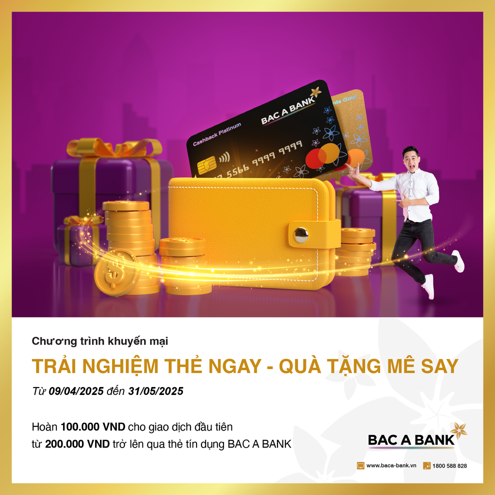 BAC A BANK gia tăng đặc quyền cho khách hàng dùng thẻ tín dụng quốc tế - 1 BAC A BANK gia tăng đặc quyền cho khách hàng dùng thẻ tín dụng quốc tế - 1