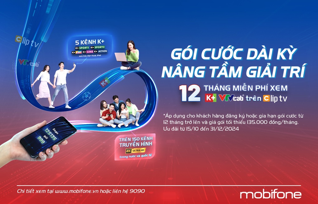 MobiFone tung ưu đãi cho gói cước dài kỳ, nâng tầm giải trí cho khách hàng - 1 MobiFone tung ưu đãi cho gói cước dài kỳ, nâng tầm giải trí cho khách hàng - 1