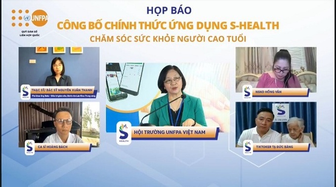 Quỹ Dân số Liên Hợp Quốc (UNFPA) phối hợp với Bộ Y tế công bố chính thức ra mắt ứng dụng di động S-Health