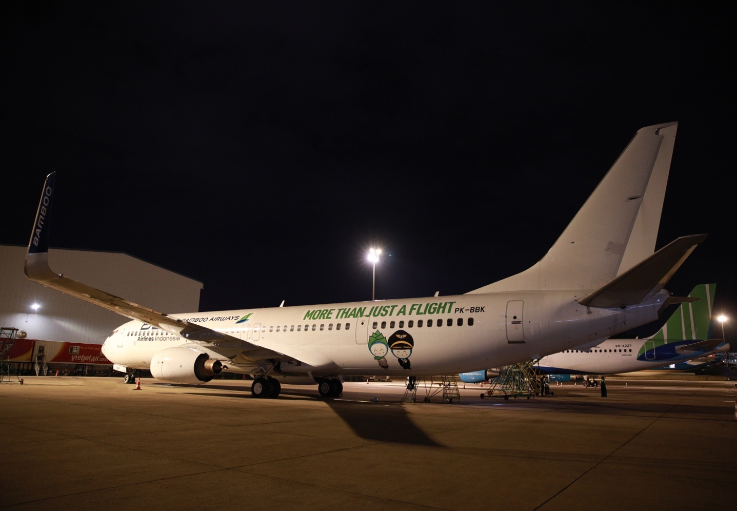 Bamboo Airways đón tàu bay mới, củng cố đội bay đón cao điểm hè - 1
