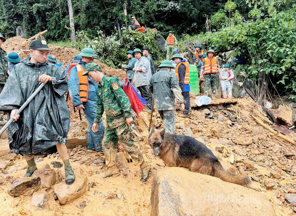 Huy động 200 người và cả chó nghiệp vụ tìm 4 người mất tích ở Tuyên Quang - 2 Huy động 200 người và cả chó nghiệp vụ tìm 4 người mất tích ở Tuyên Quang - 2