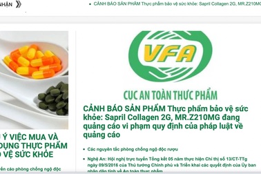 Bộ Y tế cảnh báo 2 loại thực phẩm chức năng quảng cáo như thuốc chữa bệnh