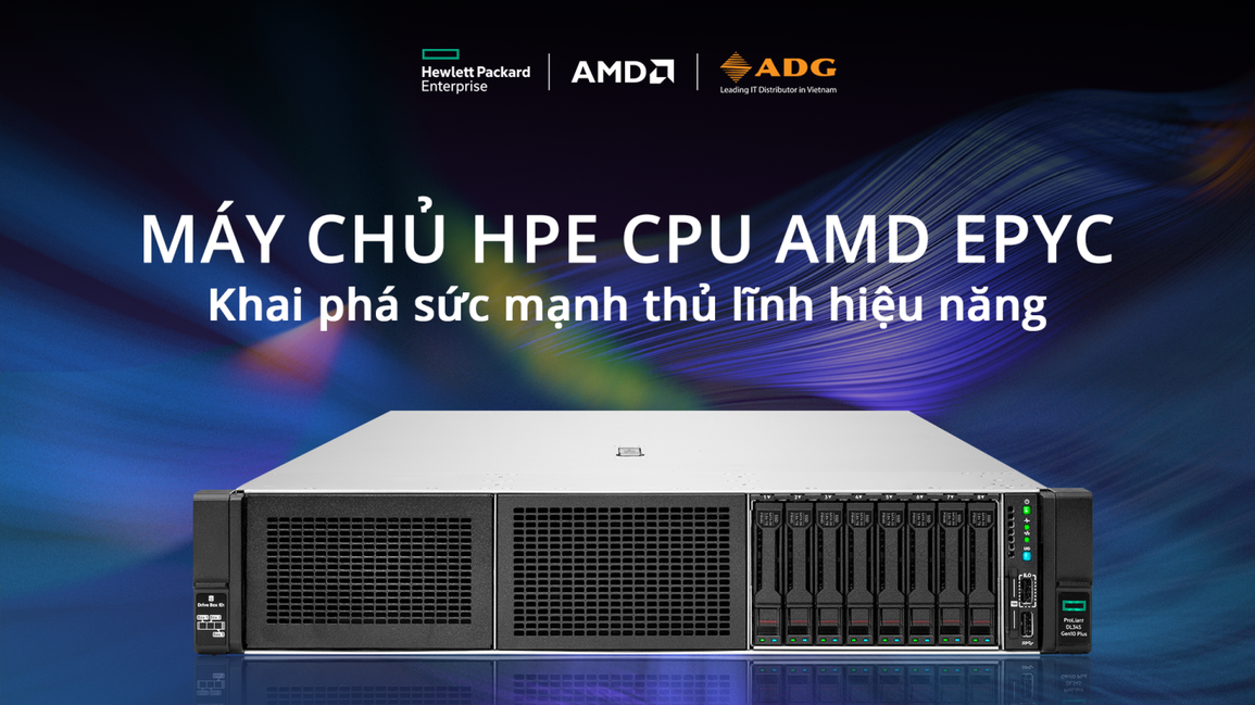 Máy chủ HPE - AMD: Khai phá sức mạnh thủ lĩnh hiệu năng - 1 Máy chủ HPE - AMD: Khai phá sức mạnh thủ lĩnh hiệu năng - 1