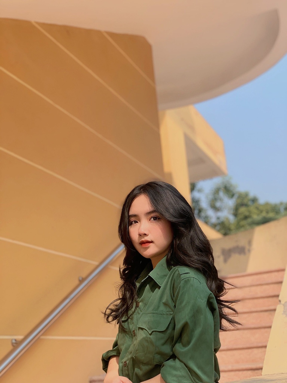 Dàn nam thanh nữ tú trong mùa quân sự của Học viện Chính sách và Phát triển - 6 Dàn nam thanh nữ tú trong mùa quân sự của Học viện Chính sách và Phát triển - 6