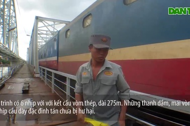 Cầu đường sắt trăm tuổi trước ngày trở thành chứng nhân lịch sử