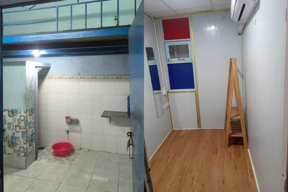Kamar asrama mahasiswa seharga 2 juta VND: Bahkan tidak bisa meluruskan kaki saat tidur - 1 Phòng trọ sinh viên giá 2 triệu đồng: Ngủ cũng không được duỗi thẳng chân - 1
