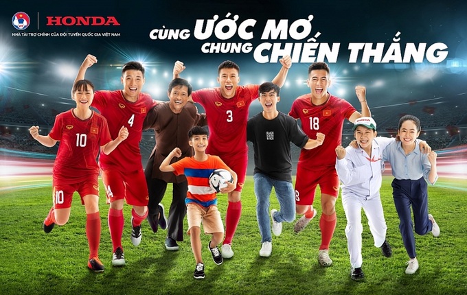 Honda vẫn tài trợ chính cho các đội tuyển bóng đá quốc gia Việt Nam - Ảnh 1.