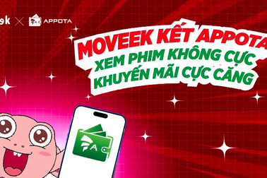 AppotaPay hợp tác Moveek ra mắt tính năng đặt vé xem phim